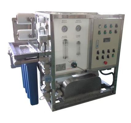 Desalination Ro Reverse Osmosis 15 Tons Marine Water Treatment Water Purification Equipment Touch Screen