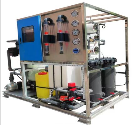 50 Tons Large Brackish Water Filtration System With Reverse Osmosis Technology For Island Water Supply